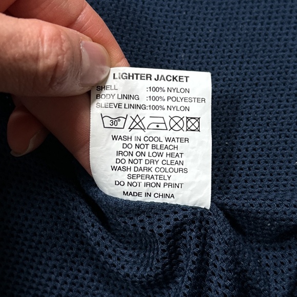 PALACE Navy Windbreaker Jacket - Picture 10 of 11